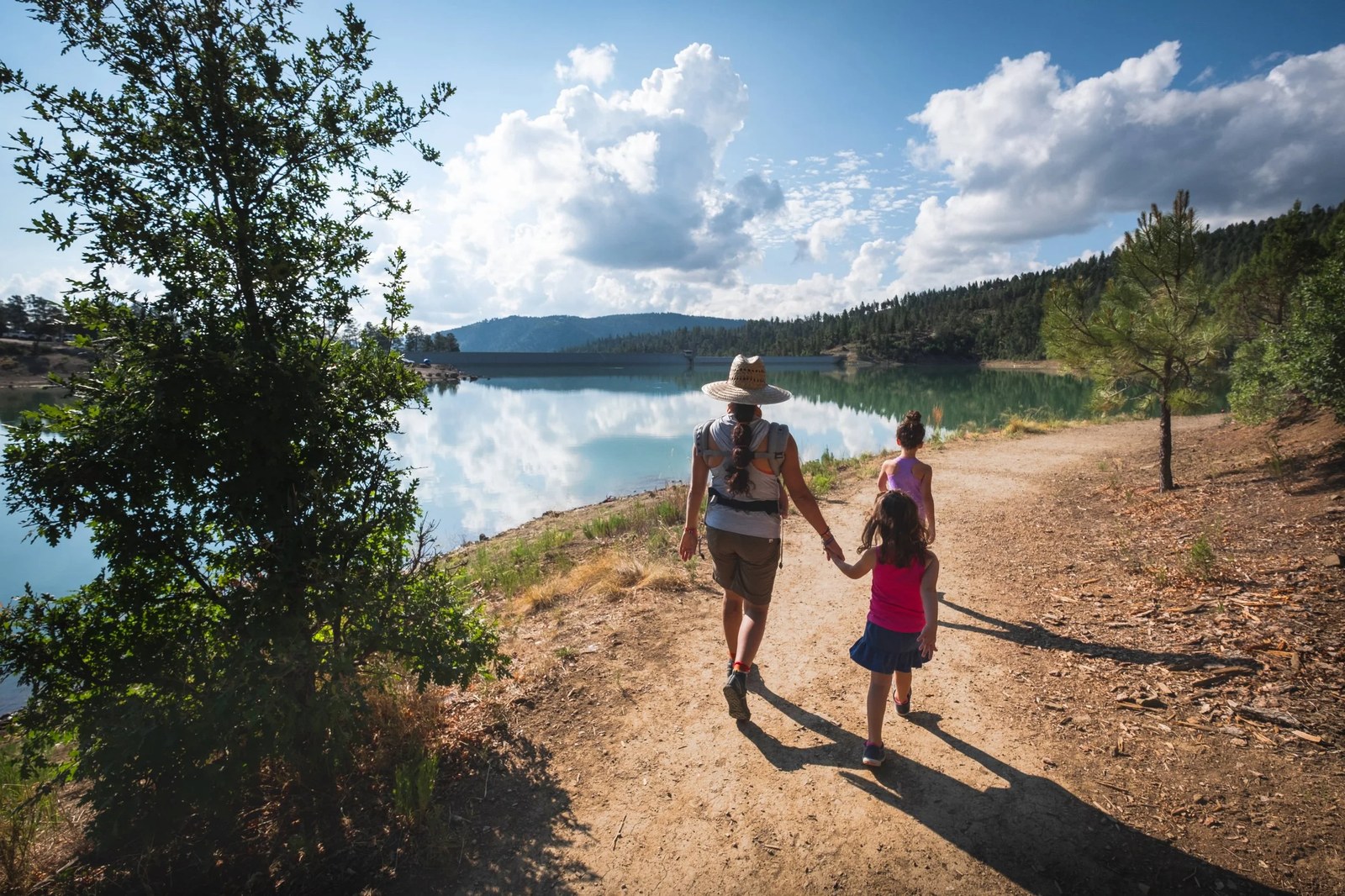 Grindstone Lake and trails