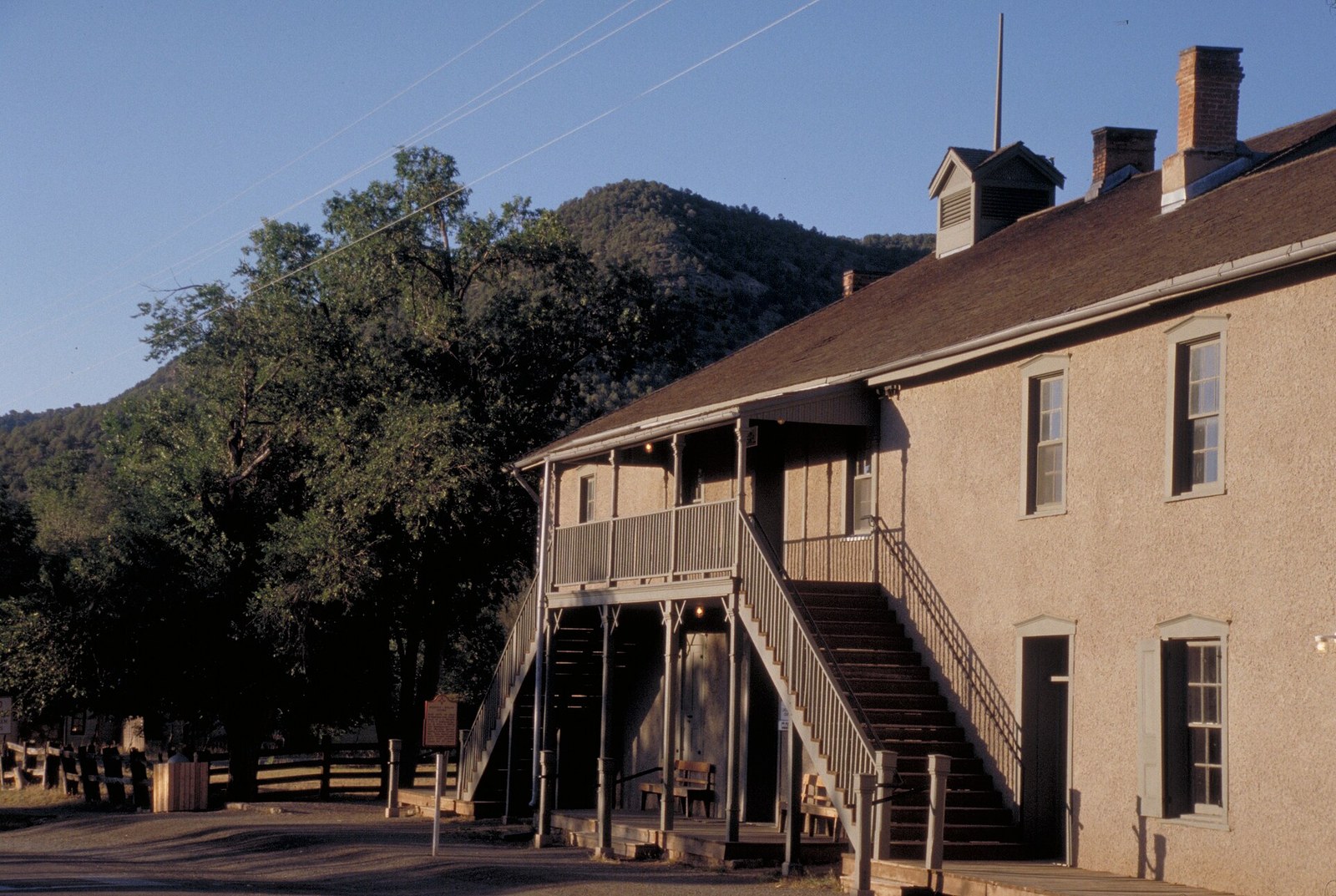 Historic buildings at Lincoln Historic Site